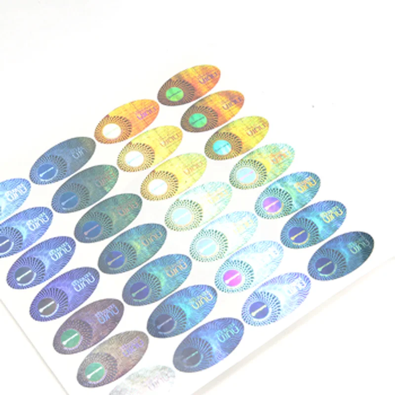 Hologram 3d Pvc Stickers Labels Sticker Logo Self Adhesive Security Label Aluminium Foil Custom 3d Holographic Stickers packaging reference