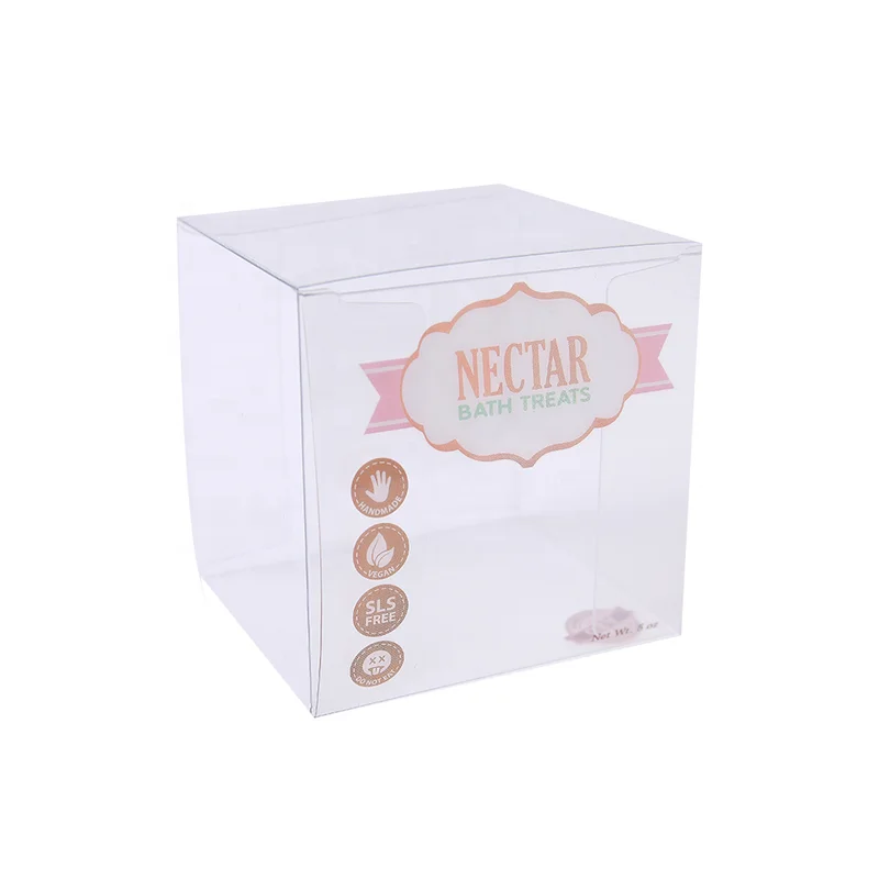 Transparent Plastic Packaging Box Bio-degradable PET/PVC Folding Box Toy Protectors packaging reference