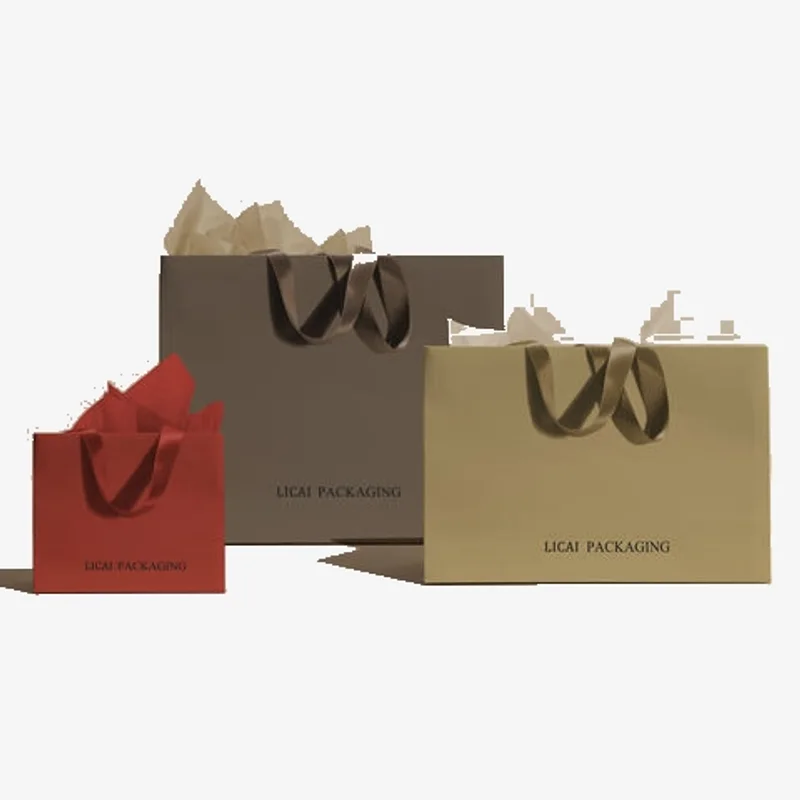 Shopping paper bags packaging reference