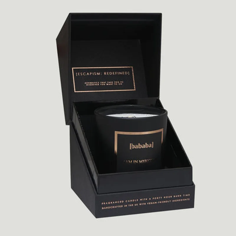 Custom Logo Empty Luxury Rigid 8 10 oz Scented Candle Jar Drawer Gift Box Packaging for Candle packaging reference