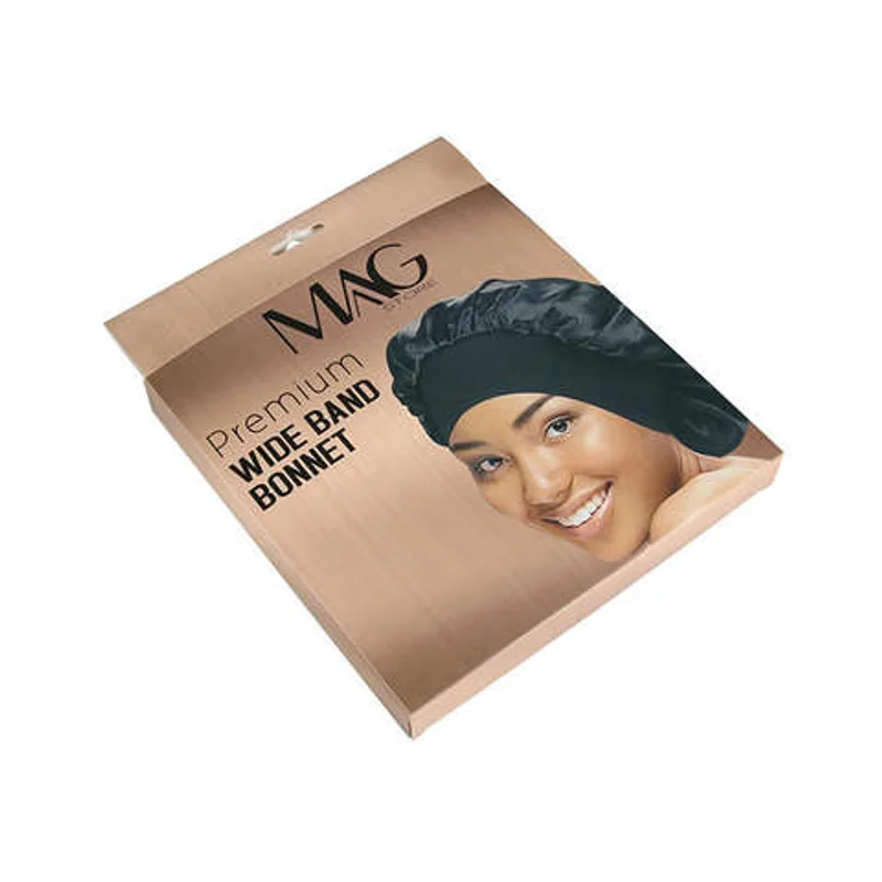 Hair Accessories Custom Silk Satin Bonnet Packaging Box With Private Logo packaging reference