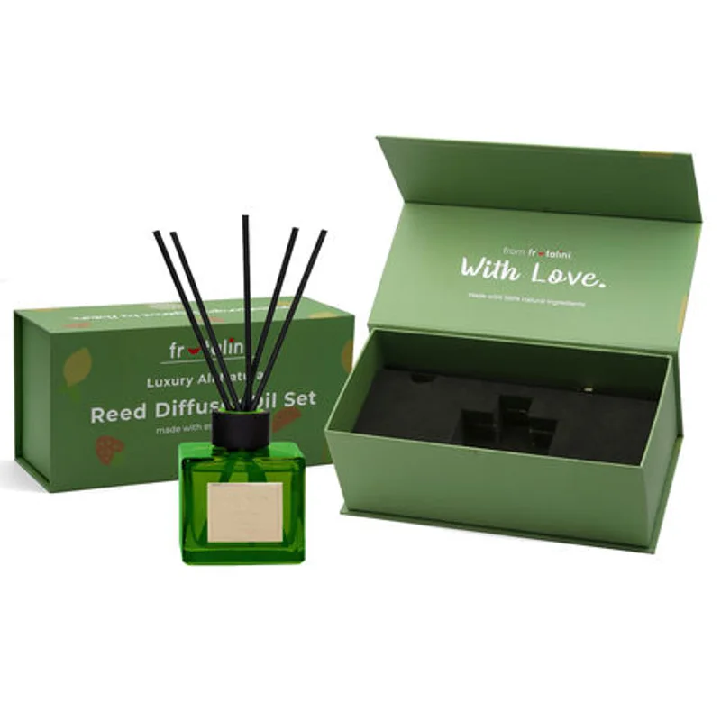 Luxury Custom logo Paper Home Fragrance Reed Diffuser Gift Packaging Boxes for Reed Diffuser Bottle packaging reference
