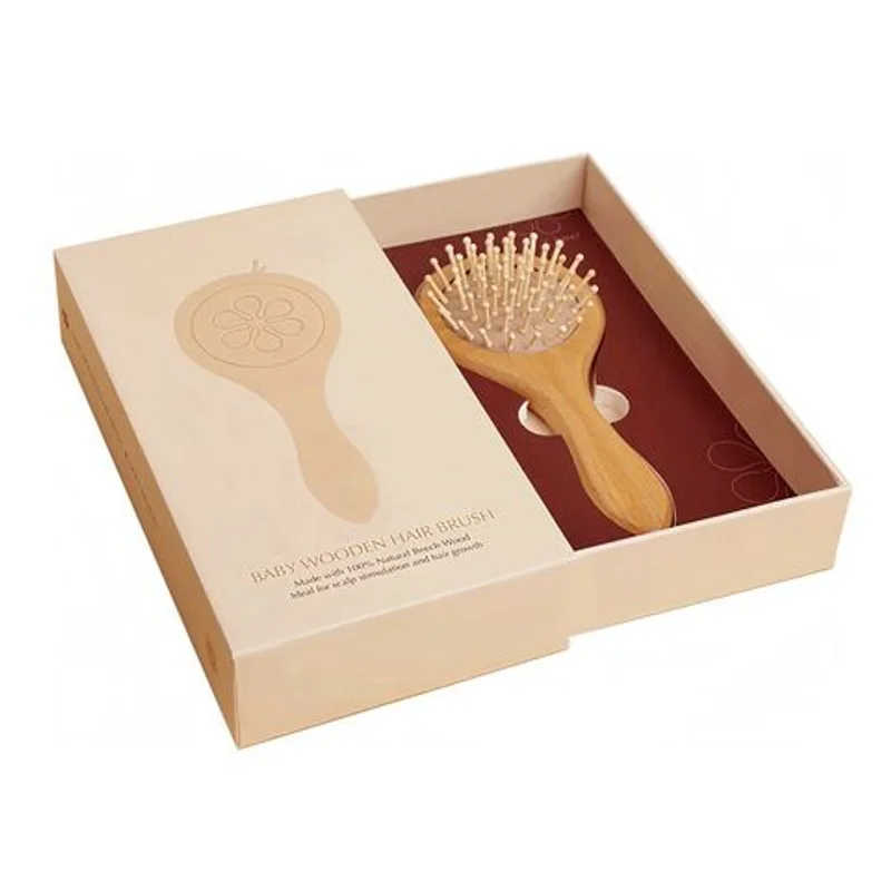 Custom logo Luxury Hair Brush Paper Packaging Box for Hair Brush packaging reference