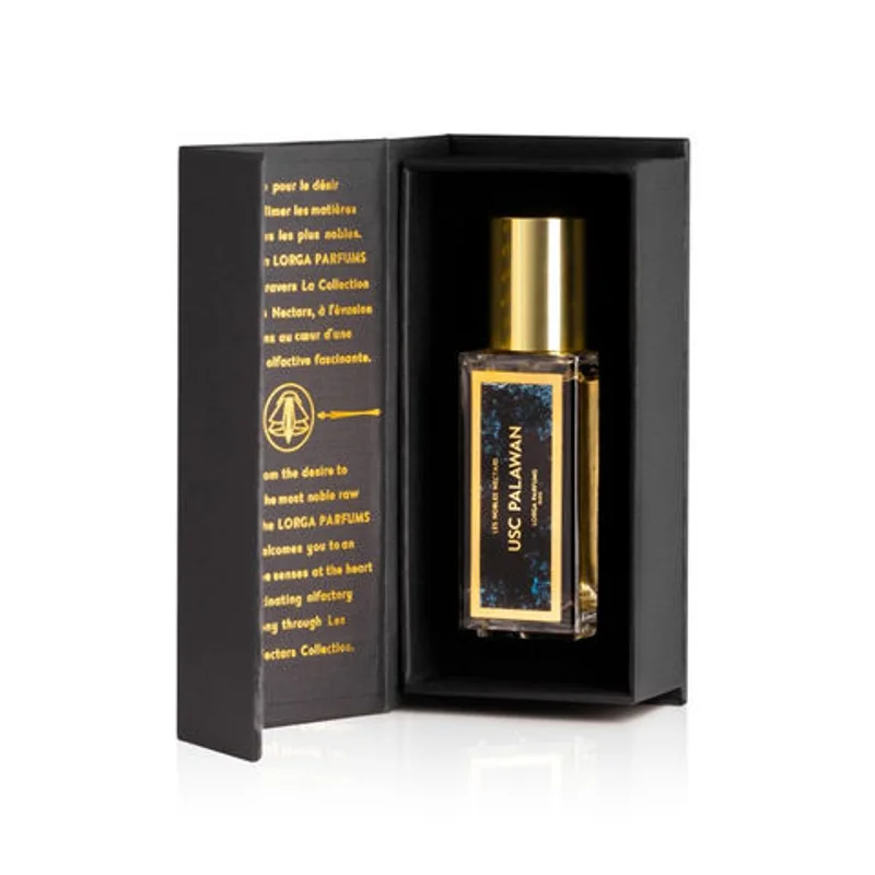 Black Luxury Premium Magnetic Rigid Hard Carton Paper Woman Fragrance Perfume Packaging Box With Foam Insert packaging reference