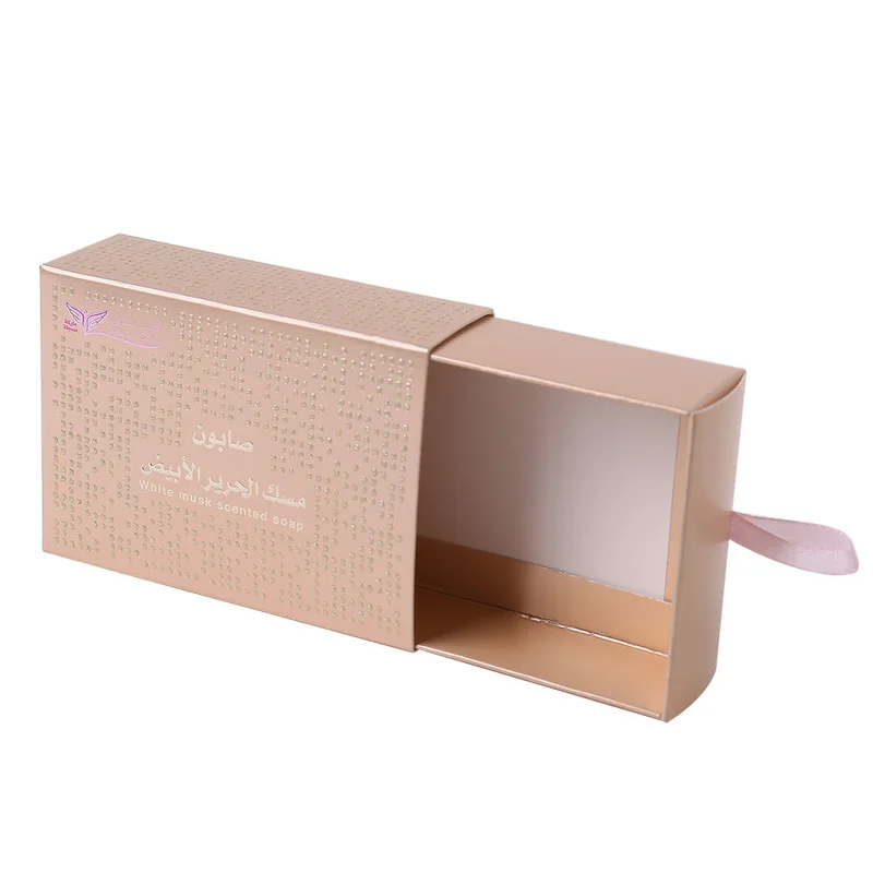 Luxury Best Selling Private Label Logo Custom Red Hair Wigs Gift Drawer Packing Boxes With Ribbon for Wigs packaging reference