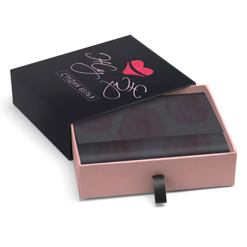 Luxury Custom logo Paper Cardboard Lingerie Sexy Underwear Pajamas Sets Gift Box Packaging packaging reference