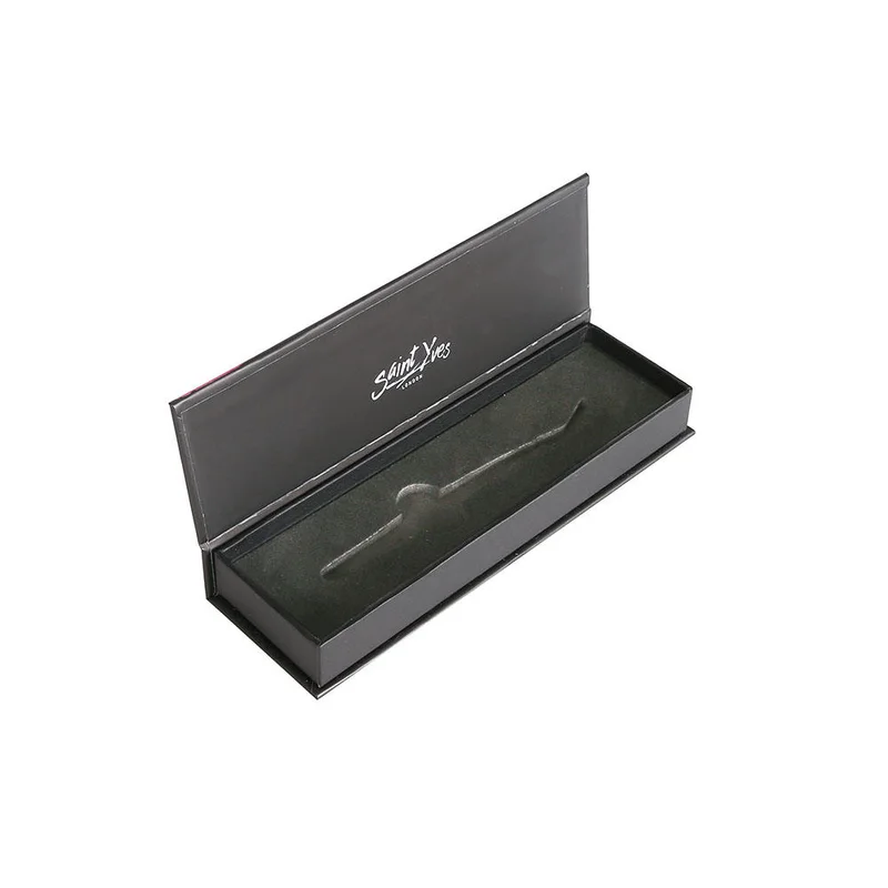 Luxury Custom Matt Cardboard Magnetic Closure Style Book Shaped Gift Paper Pen Packaging Box for Gift packaging reference
