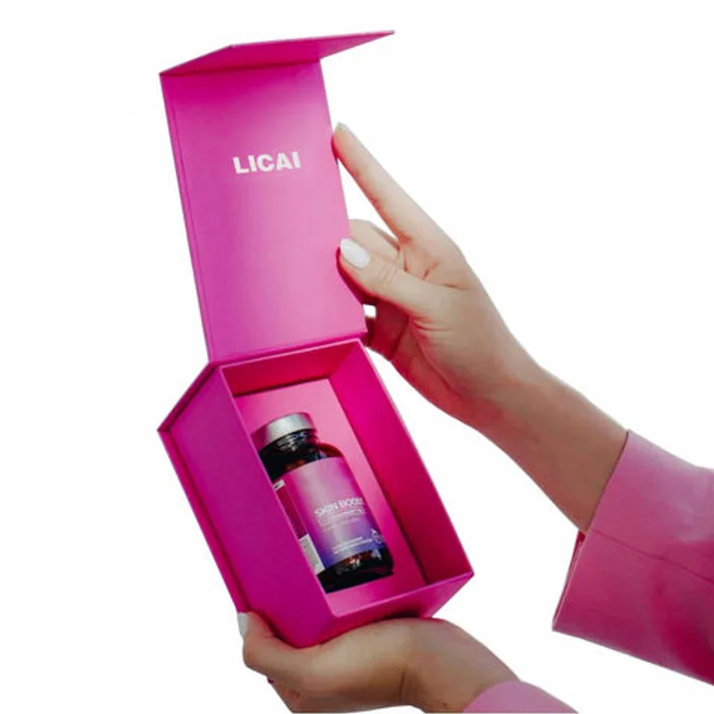 Custom Luxury Paper Pill Healthcare Health Dietary Food Supplements Bottle Gift Packaging Box for Supplement Bottle packaging reference