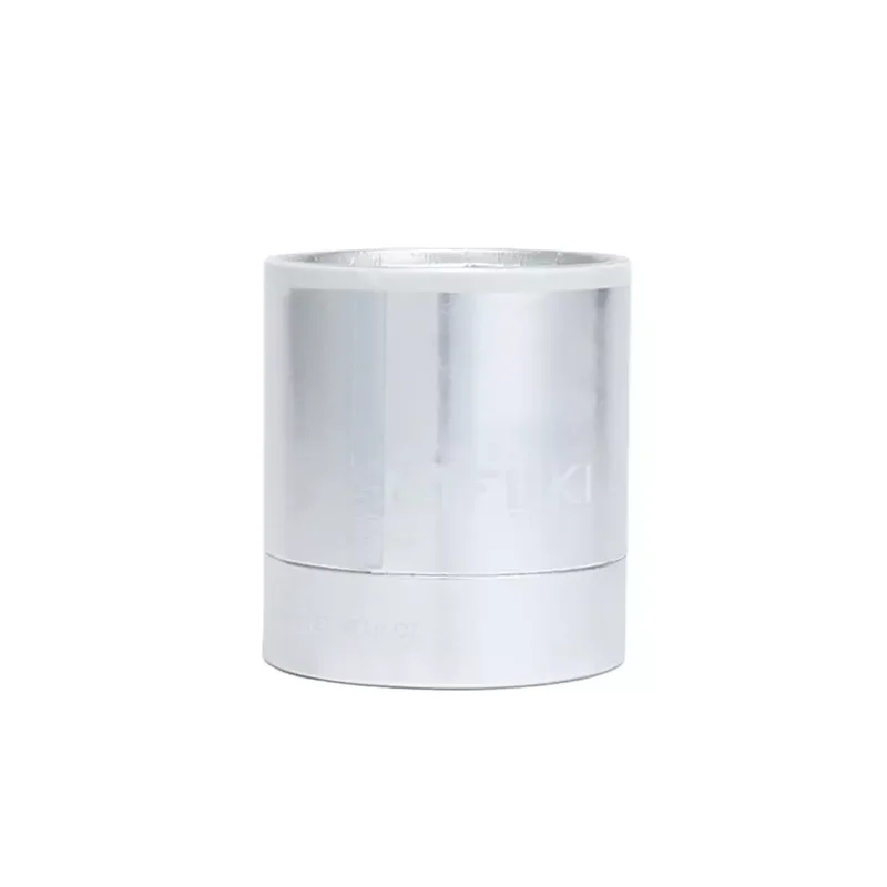 Wholesale Custom Logo Printedsilver Round Packaging Gift Cardboard Cylinder Recycled Essential Oil Packing Box Cosmetic Tube Box packaging reference
