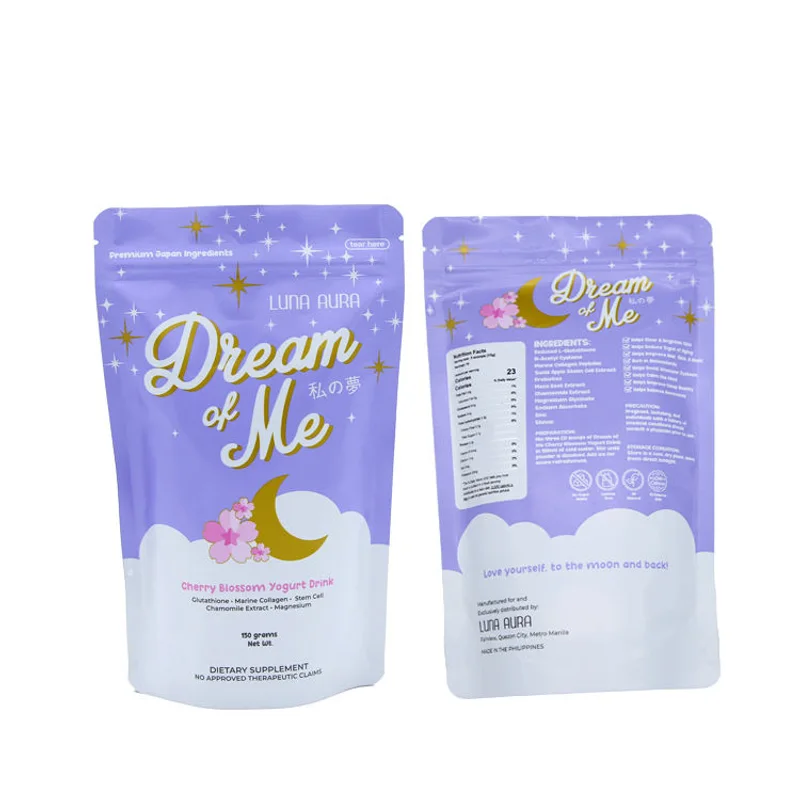 Customized Stand up Aluminum Coffee Bag Zip-lock Food Packaging Bag Aluminum Foil Pouch Bags packaging reference