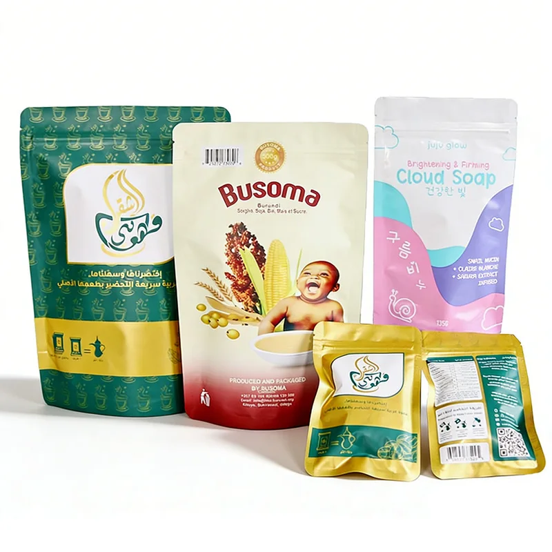 Custom Flexible Pouches packaging reference