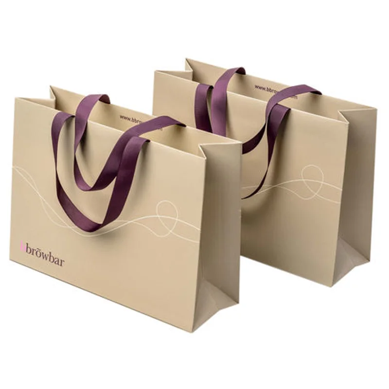Custom Branded Products Boutique Carrier Shopping Reusable Paperbag Paper Bag With Logo packaging reference