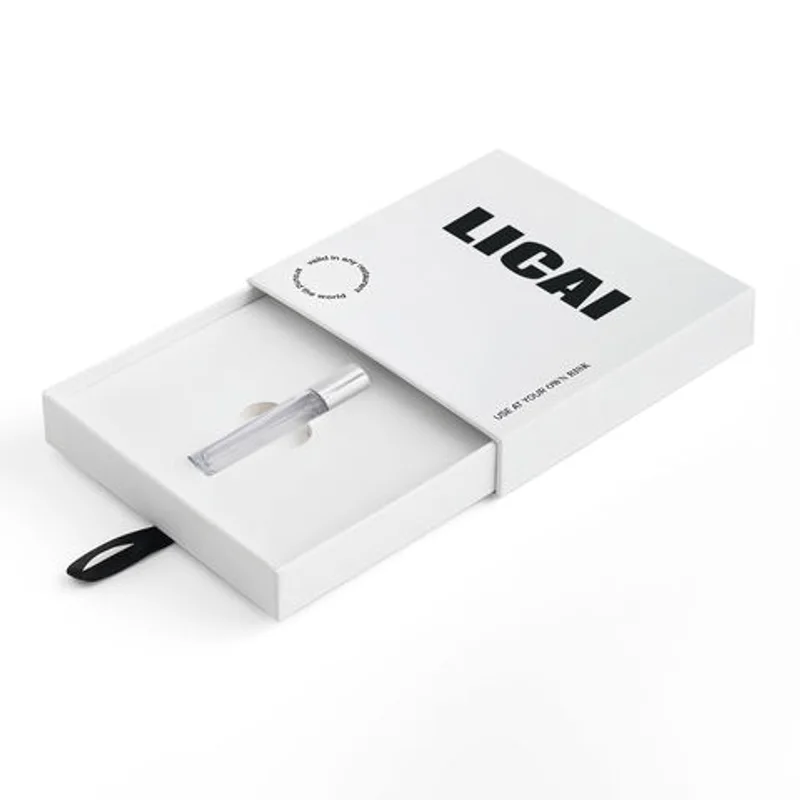 Custom logo Small Customized 2ml 3ml 5ml Vial Fragrance Sample Perfume Spray Bottle Box Packaging packaging reference