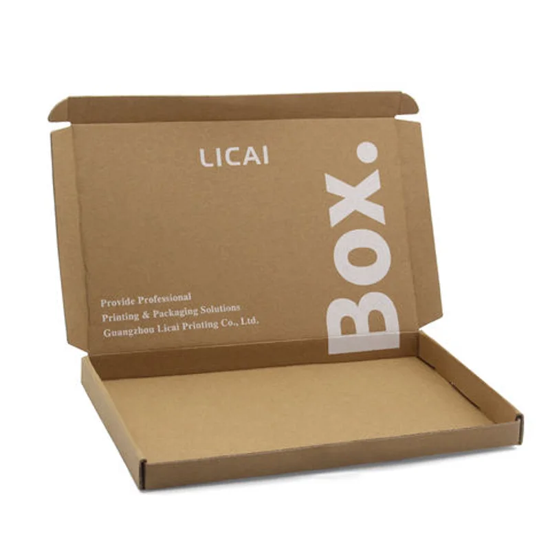 Custom Cardboard Thin Post Postage Parcel Delivery Letter Letterbox Box Packaging With Custom logo packaging reference