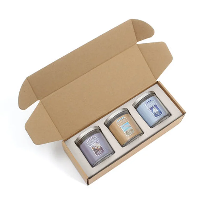 Custom logo Candle Shipping Mailer Box Packaging for Candle packaging reference