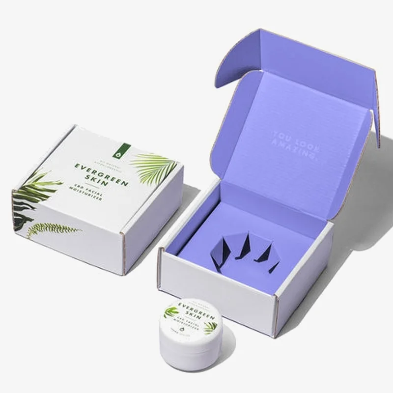 Custom logo Corrugated Shea Body Butter Lip Scrub Shipping Packaging Box for Body Butter packaging reference
