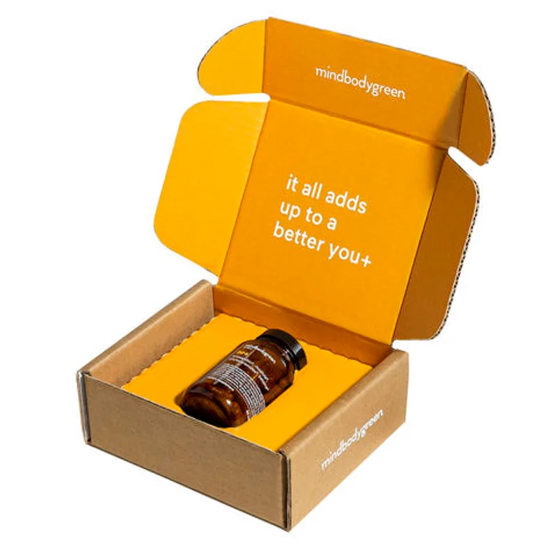 Custom logo Gummy Health Natural Vitamin Supplement Bottle Jar Shipping Mailer Box Packaging for Vitamin packaging reference