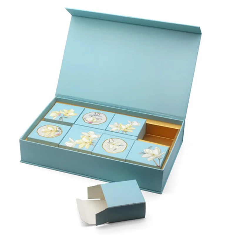 Custom Luxury Premium Paper Cardboard Moon Cake Mooncake Packaging Box packaging reference