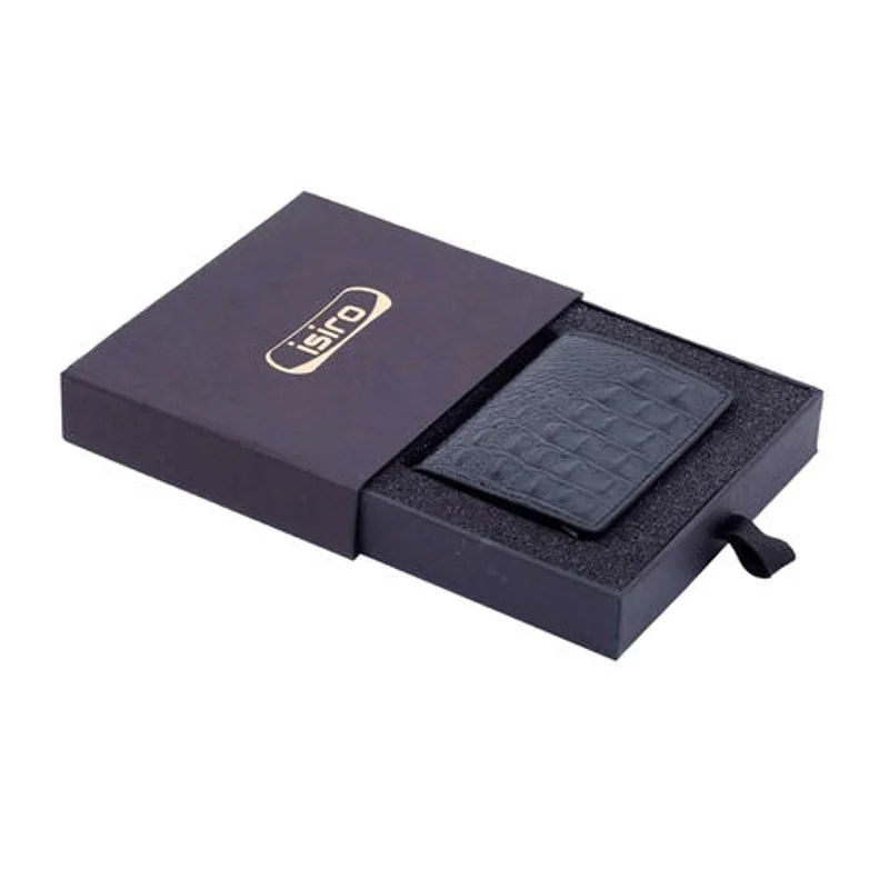 Custom logo Paper Cardboard Women Purse Mens Wallet Packing Gift Box Packaging for Purse Wallet packaging reference