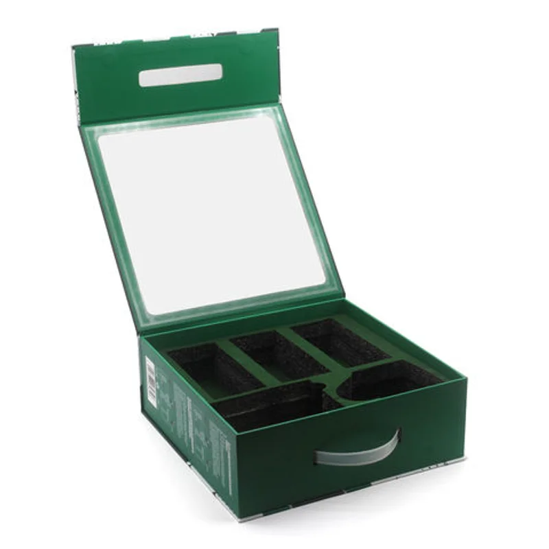 Luxury Cardboard Paper Design Product Magnetic Mocha Transparent clear Window Gift Packaging Box With PVC Window packaging reference