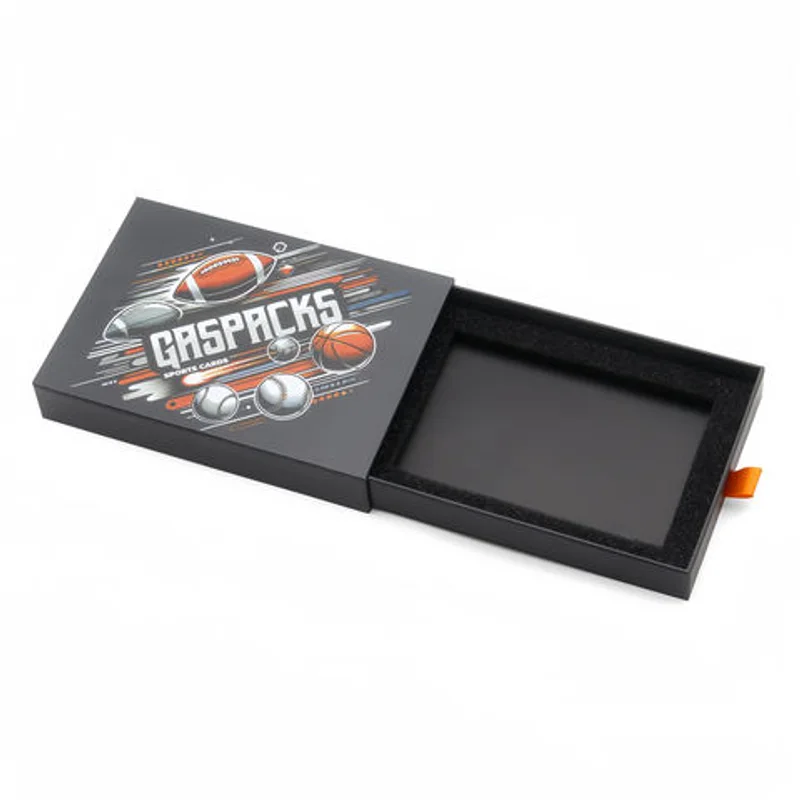 Custom Trading Sports Cards Hobby Gift Packaging Box for Sports Cards packaging reference