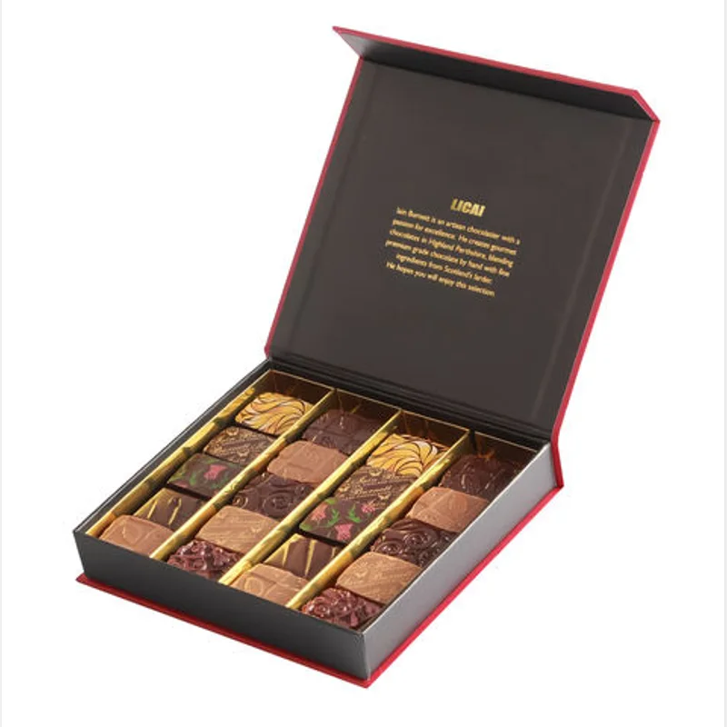 Custom Made Design Paper Packing Cake Brownie Packaging Boxes for Brownies With Dividers packaging reference