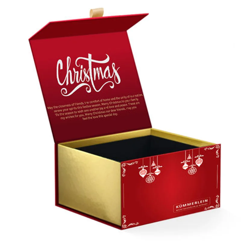Custom Luxury Rigid Cardboard Merry Christmas eve Cookie Cake Paper Gift Boxes Packaging packaging reference