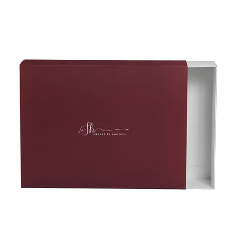 Custom Logo Folding Abaya Gift Packaging Boxes for Abayas packaging reference